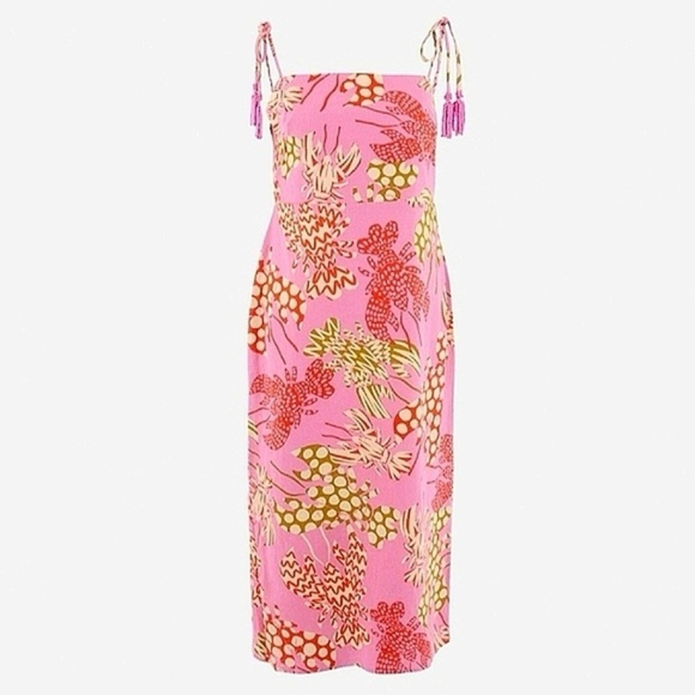 Floral Pink Midi Sundress